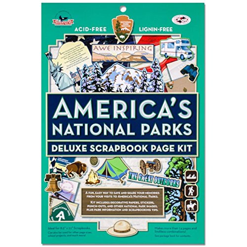 America's National Parks Deluxe Scrapbook Page Kit