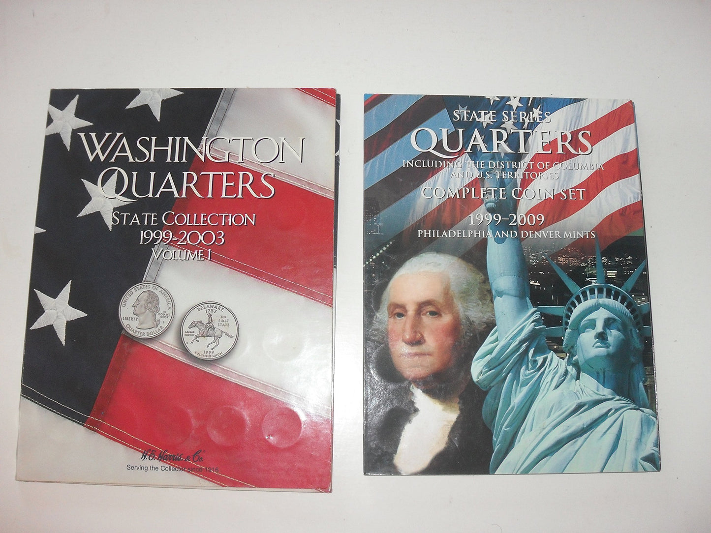 Washington quarters state collection (2 folder books)