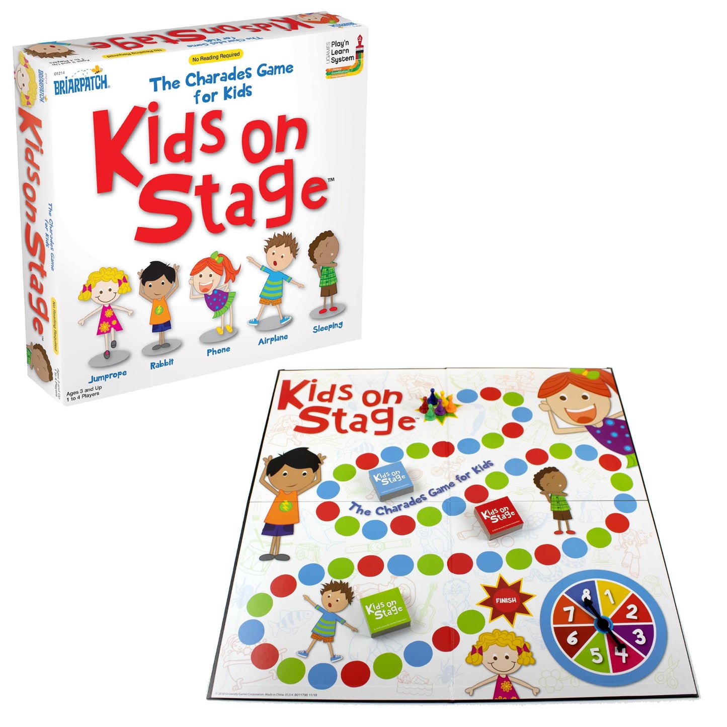 University Games Kids On Stage Charades Game