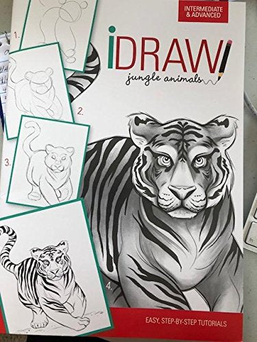 iDraw Jungle Animals (Intermediate and Advanced) Easy Step-By-Step Tutorials
