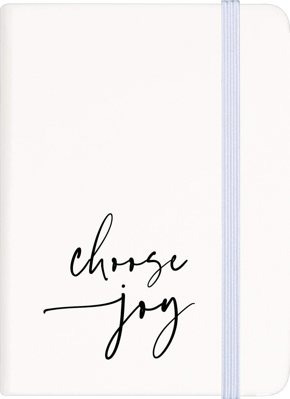 Choose Joy Classic White 6 x 4 Lined Paper and Elastic Composition Notebook