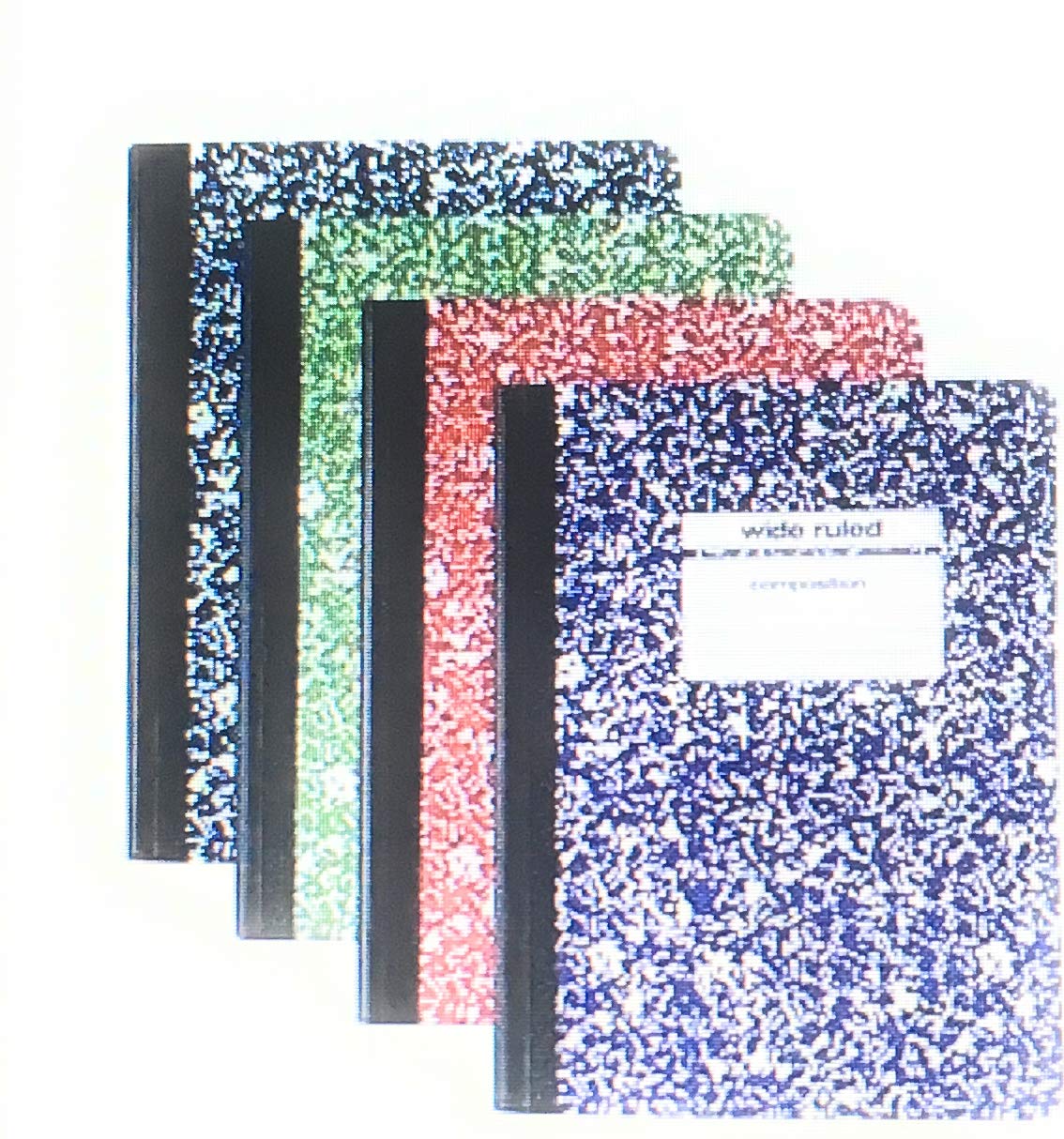 College Ruled Composition Notebook, 80 sheet, 4-Pack