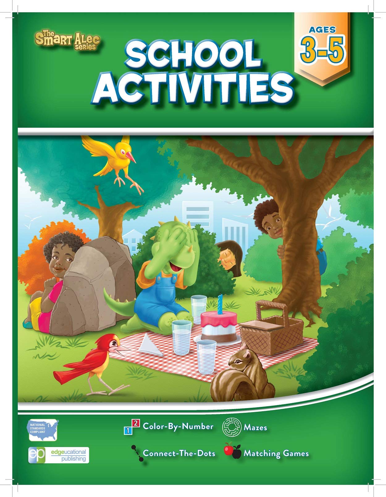 The Smart ALEC Series School Activities Educational Book for Ages 3-5
