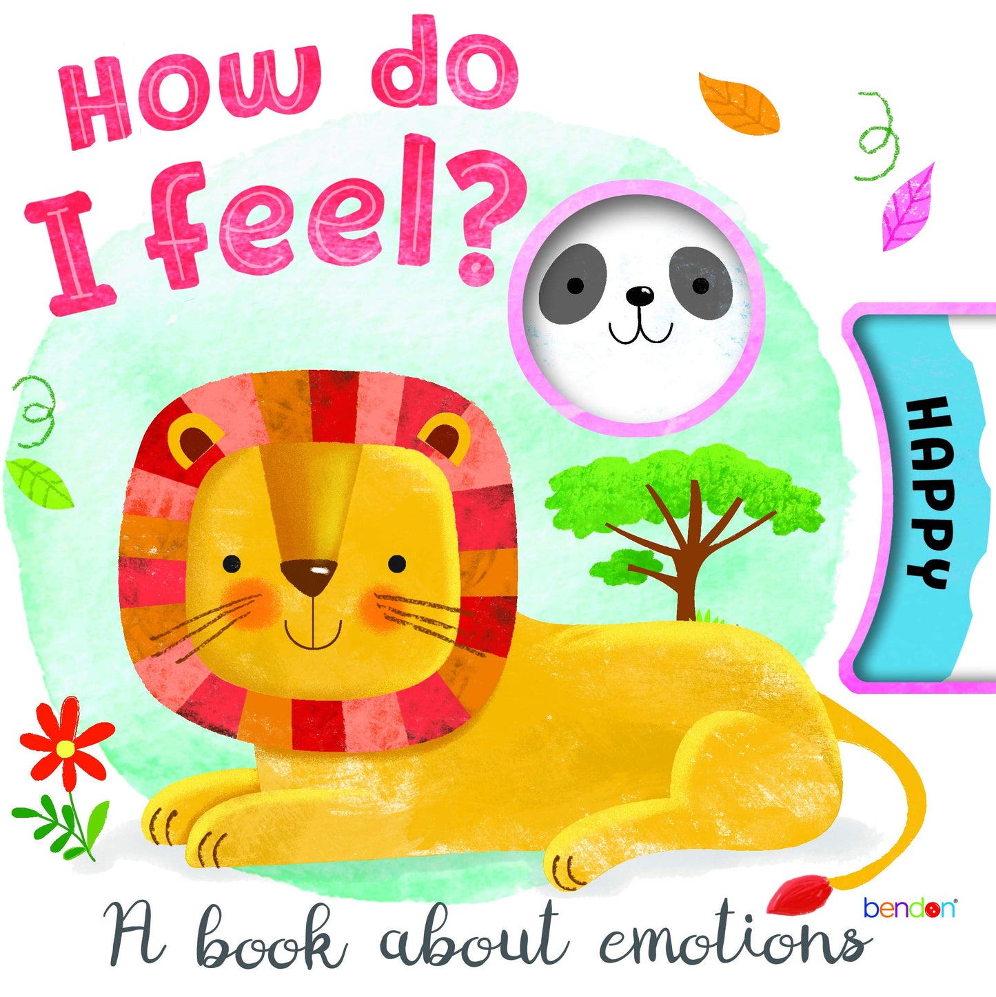 Bendon Hinkler How Do I Feel Board Book with Emotions Wheel 46219