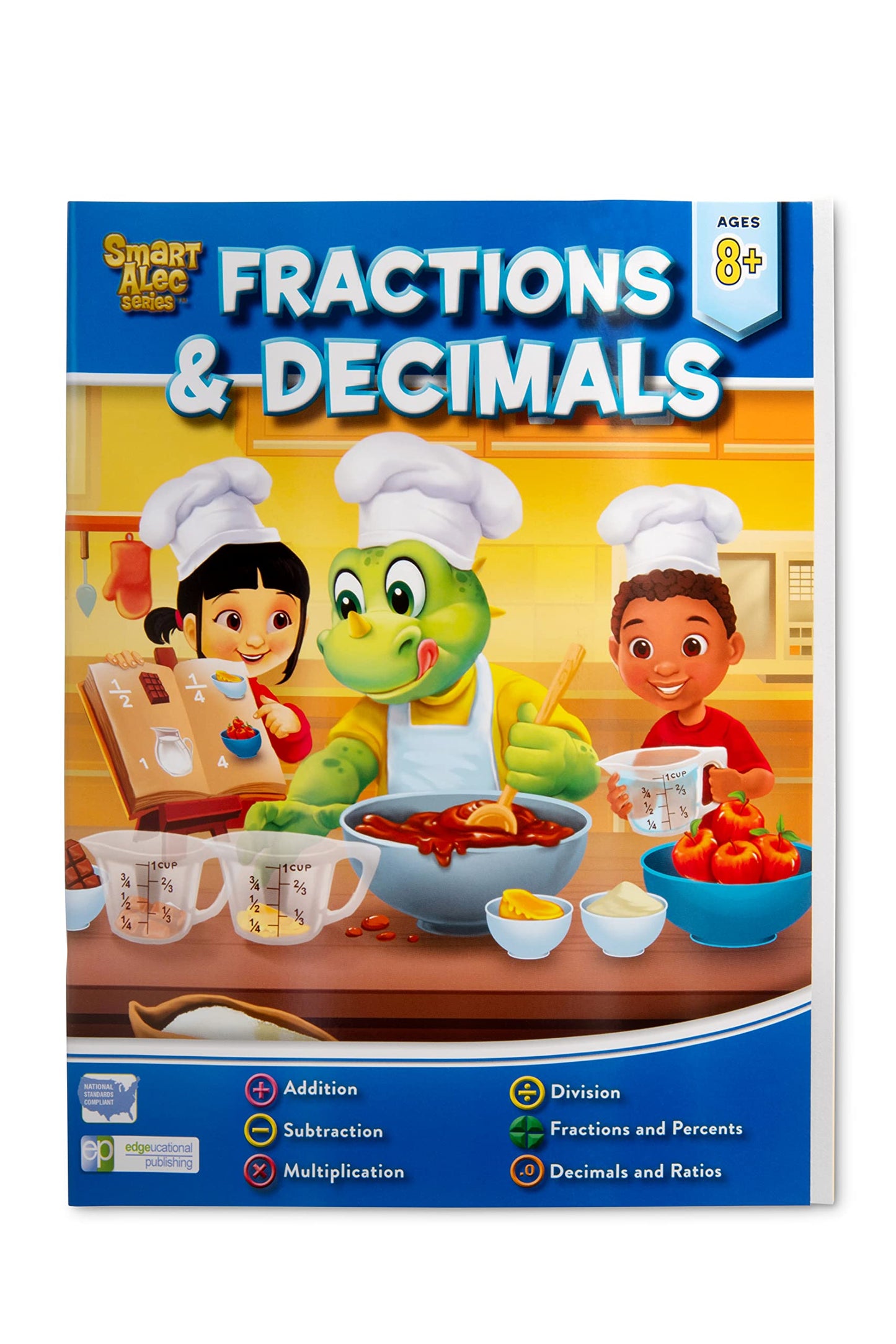Smart Alec Math Workbook, Fractions & Decimals, 24 Count