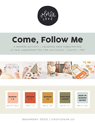 December 2020 | Come, Follow Me | Colorly Love (Come Follow Me | Book of Mormon)