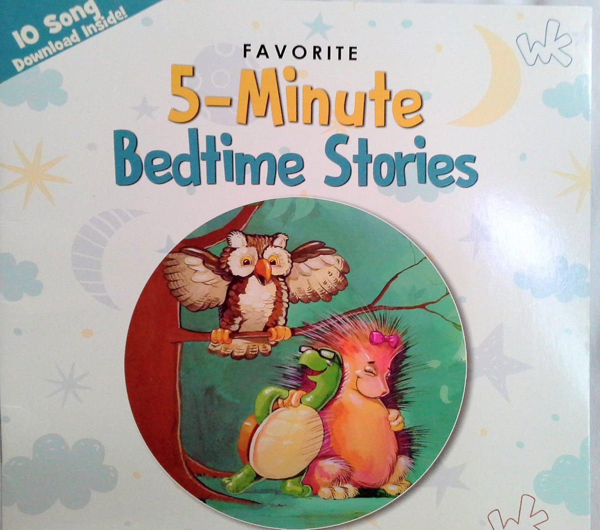 Favorite 5-Minute Bedtime Stories Plus 10 Favorite Lullabies Paperback Book
