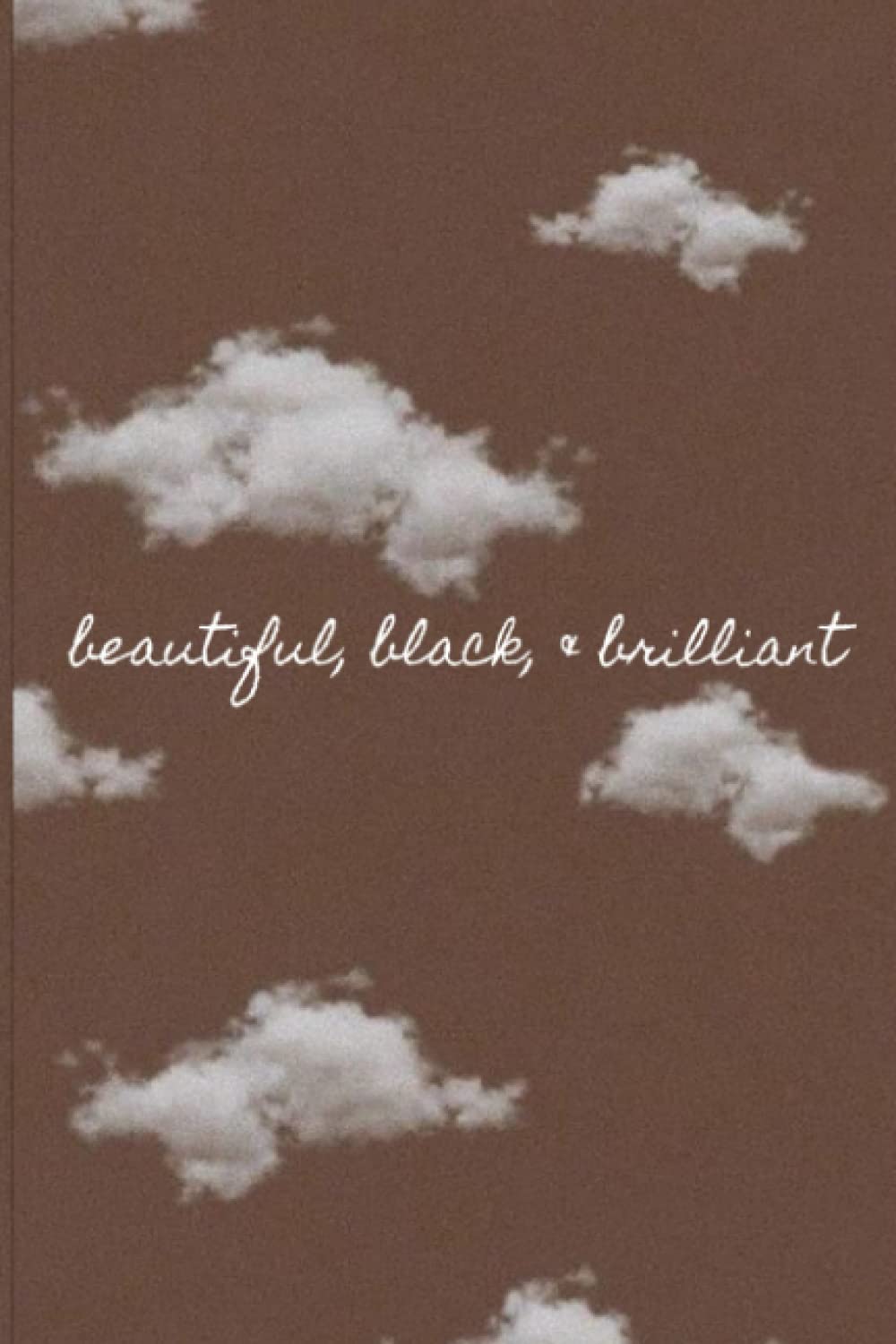 Chocolate Cloud College Rule Lined Notebook--133pgs.: Black Female Empowerment