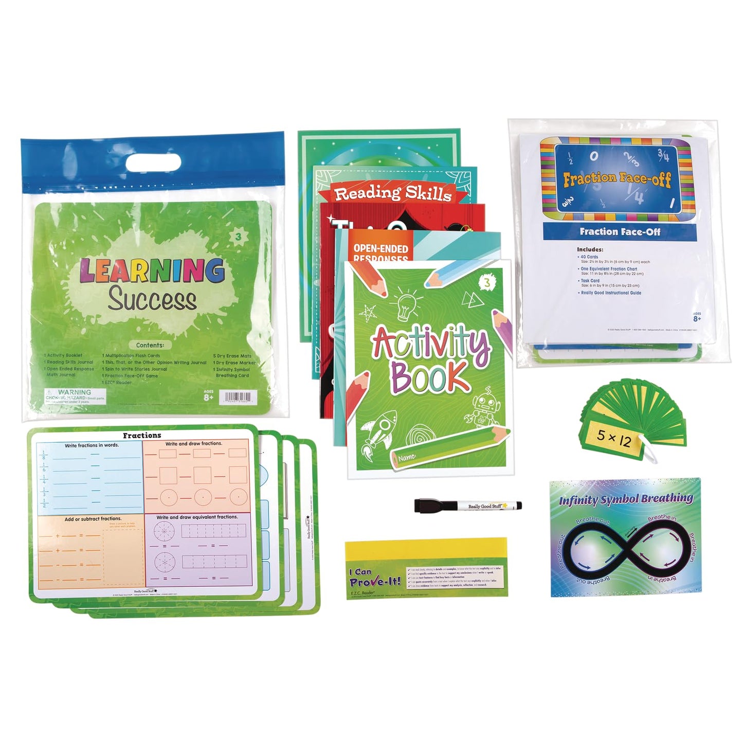 Really Good Stuff Learning Success: Grade 3 - Reading, Math, & SEL