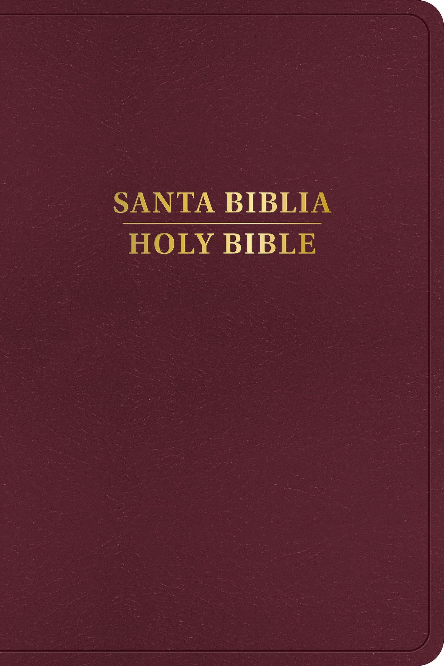 RVR 1960/KJV Biblia bilingüe, borgoña imitación piel (2024 ed.) / RVR 1960/KJV Bilingual Bible, Burgundy Imitation Leather (2024 ed.) (Spanish and English Edition)