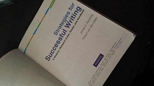 Strategies for Successful Writing: A Rhetoric, Research Guide, Reader, and Handbook (10th Edition) - 4881