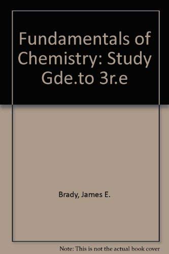 Fundamentals of Chemistry, Study Guide - 6218