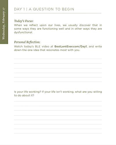 Best Lent Ever Journal: Limited Edition 2021