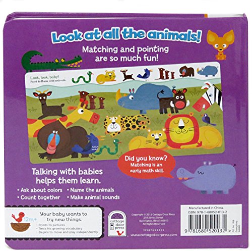 Whiskers & Tails: A Point & Match Board Book (Look Look Baby)