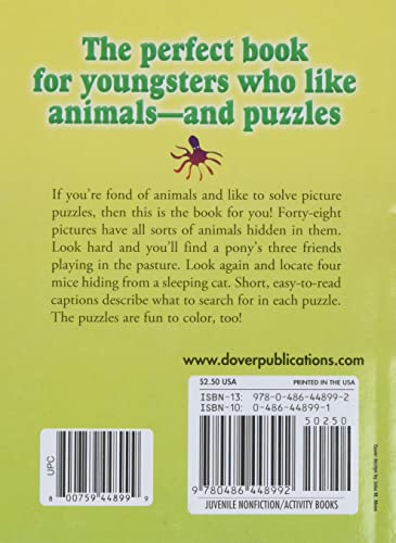 Little Animals Hidden Pictures (Dover Little Activity Books)