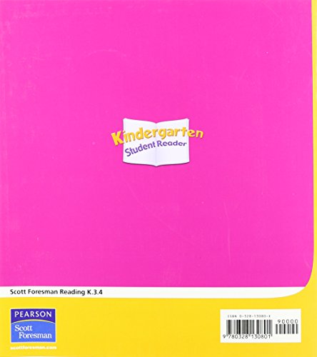 READING 2007 KINDERGARTEN STUDENT READER GRADE K UNIT 3 LESSON 4 ON LEVEL