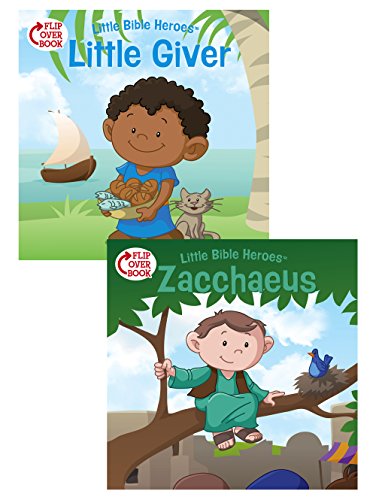 The Little Giver/Zacchaeus Flip-Over Book (Little Bible Heroes) - 5306
