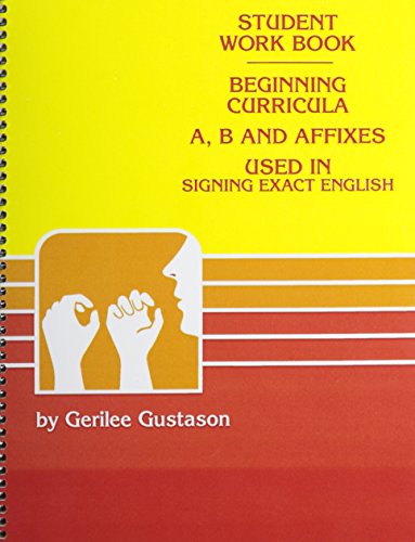 Student Workbook-Beginning Curricula A, B, and Affixes - 9554