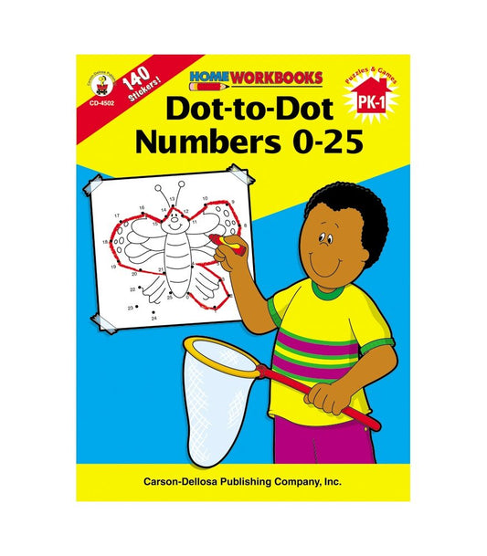 Dot-to-Dot: Numbers 0-25 (Home Workbooks)