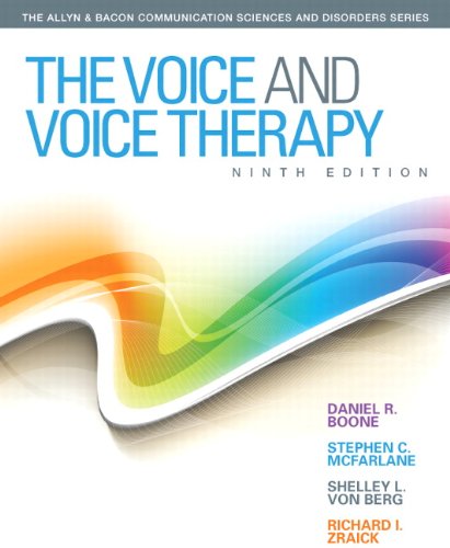 The Voice and Voice Therapy (9th Edition) - 1187