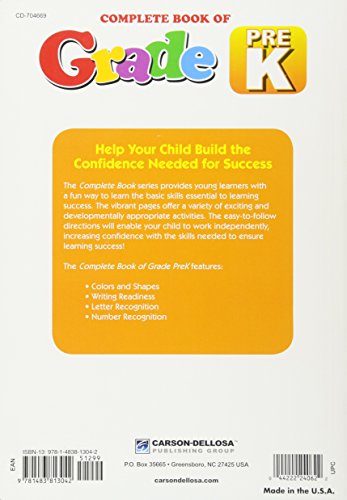 Complete Book of PreK