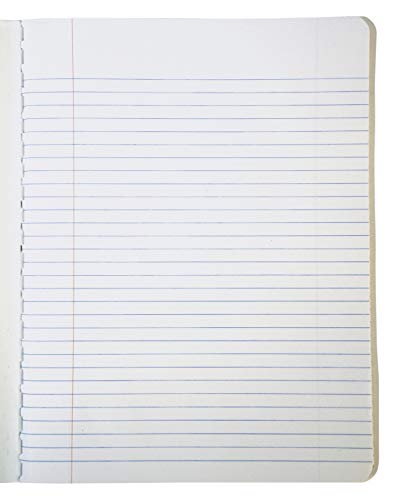 School Smart Hard Cover Ruled Composition Book, 100 Sheets, 9-3/4 x 7-1/2 Inches