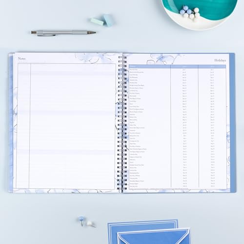 Blue Sky 2024 Weekly and Monthly Planner, January - December, 8.5" x 11", Frosted Cover, Wirebound, Lindley (100654-24)