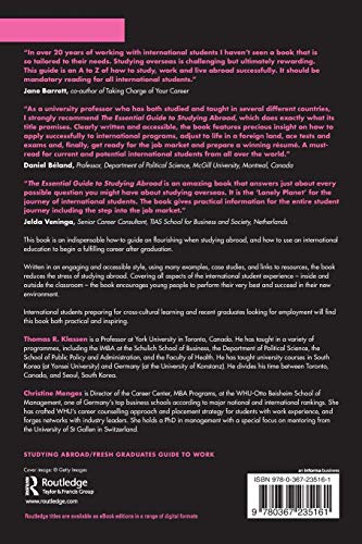 The Essential Guide to Studying Abroad: From Success in the Classroom to a Fulfilling Career