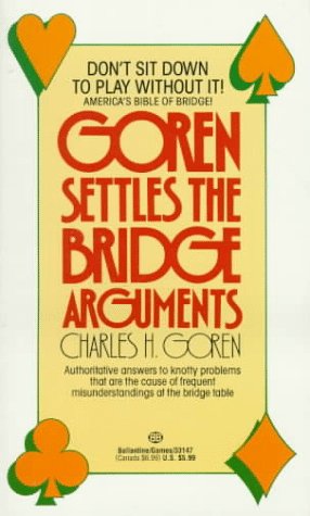 Goren Settles the Bridge Arguments - 8815