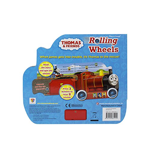 Thomas & Friends - Rolling Wheels Sound Book - PI Kids (Play-A-Sound) - 3300