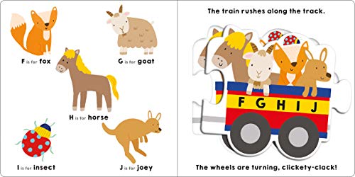 Puzzle and Play: Alphabet Train: A Press-out Puzzle Book! (Puzzle & Play, 1)