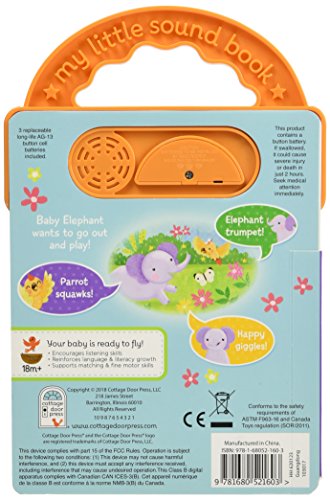 Happy Little Elephant: Interactive Children's Sound Book (3 Button Sound) (My Little Sound Book)