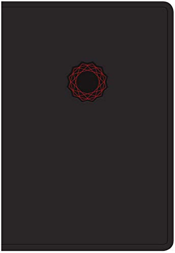 KJV Deluxe Gift Bible, Black/Red LeatherTouch, Red Letter, Easy-to-Carry, Smythe Sewn, Full-Color Maps, Double Column, Presentation Page, Ribbon Marker, Dictionary, Great Value - 1857