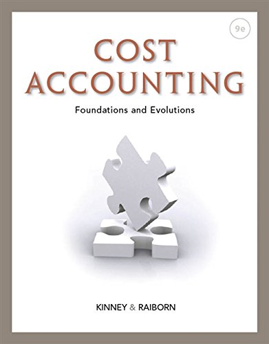 Cost Accounting: Foundations and Evolutions