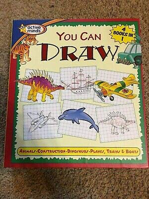 You Can Draw: Animals, Construction, Dinosaurs, Planes, Trains and Boats