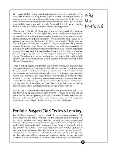 The Portfolio Book: A Step-by-Step Guide for Teachers