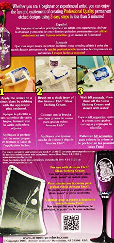 Armour Etch Stencil Rub N Etch Stencil, Indians, 5-Inch by 8-Inch