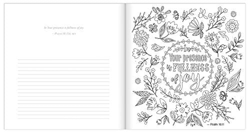 In His Presence Adult Coloring Book With Journal: Color and Journal as You Spend Time With God
