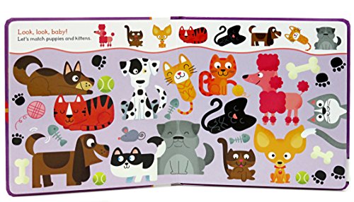 Whiskers & Tails: A Point & Match Board Book (Look Look Baby)