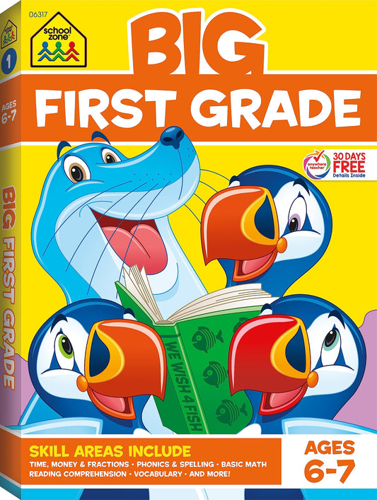 SCHOOL ZONE - BIG FIRST GRADE WO