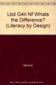 What's The Difference?: Leveled Reader Grade 4 (Rigby Literacy by Design Readers, Grade 4)