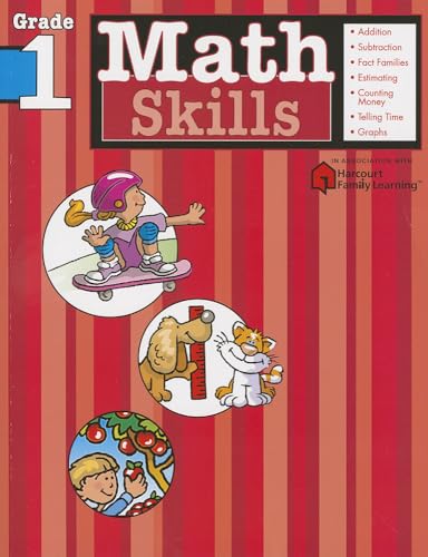 Math Skills: Grade 1 (Flash Kids Harcourt Family Learning)