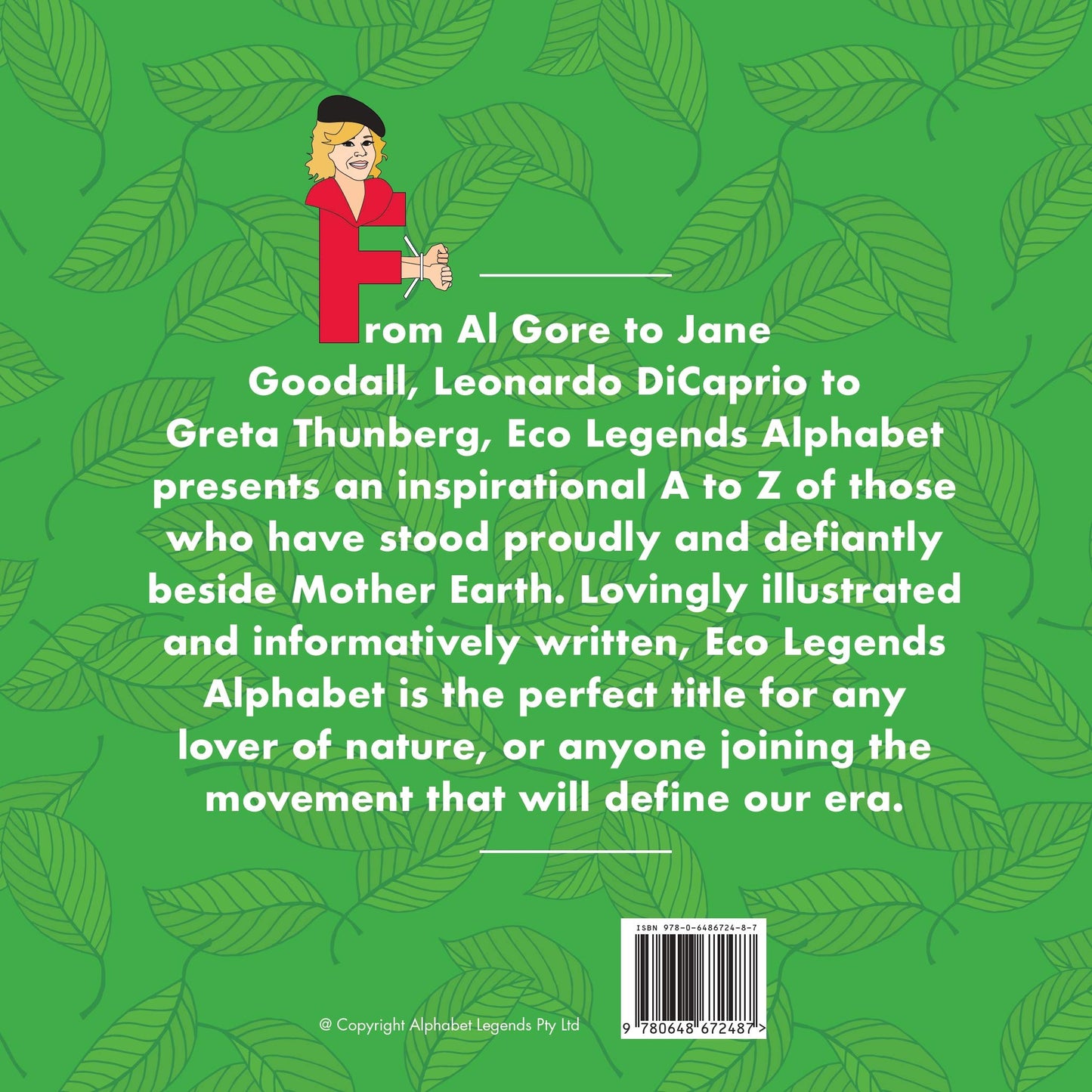 ECO Legends Alphabet Book | ABC Books by Alphabet Legends Hardcover