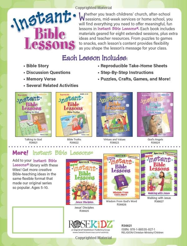 INSTANT BIBLE LESSONS: TALKING T