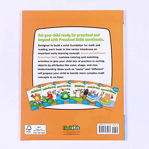 Preschool Skills: Same and Different (Flash Kids Preschool Skills)