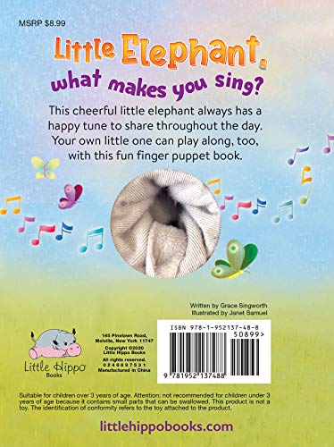 Little Elephant - Finger Puppet Board Book - Novelty
