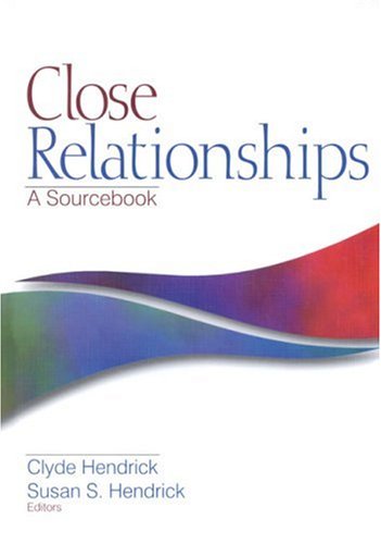 Close Relationships: A Sourcebook - 5007