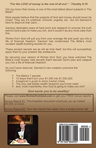 Riches from God: Decoding God's Plan to Make You Rich