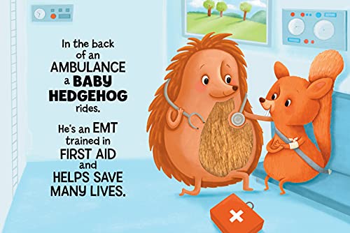 Baby Rescue Animals - Touch and Feel Board Book - Sensory Board Book