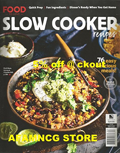 5% off FOOD TO LOVE SLOW COOKER RECIPES (afamncg) SPECIAL ISSUE SPRING 2018